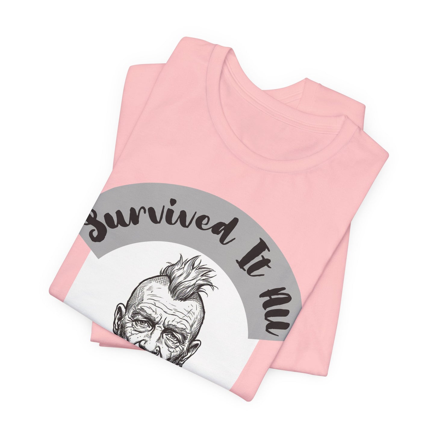 PunkDad - Survived It All Punk Dad T‑Shirt — “Punk Dad, Still Punk As F***” Graphic Tee