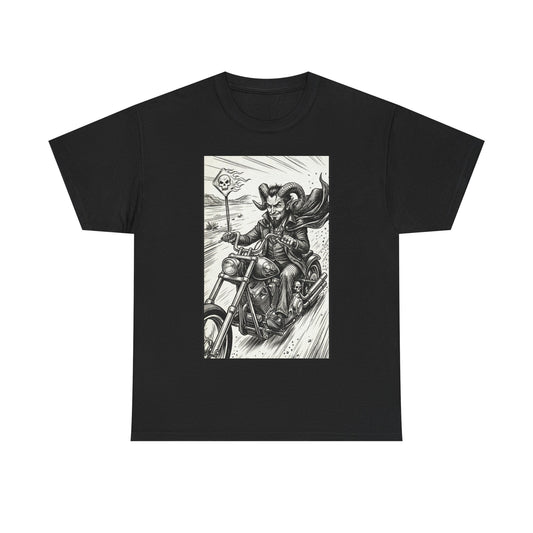 Custom - Mike - 5x BLZB Moto - Biker Skull Rider Tee — Vintage Motorcycle Skull Art T‑Shirt