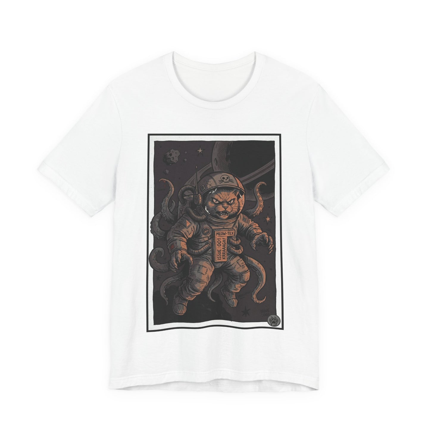 Alien Cat Astronaut Cat Tee — Space Cat Graphic T-Shirt