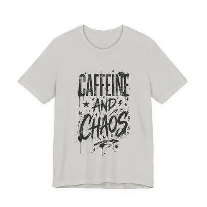 VOID - Caffeine and Chaos Version 2 T-Shirt — Funny Coffee Lover Graphic Tee