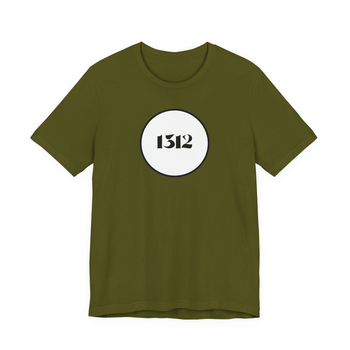 1312 - Circle Logo Tee — Minimalist Streetwear T-Shirt
