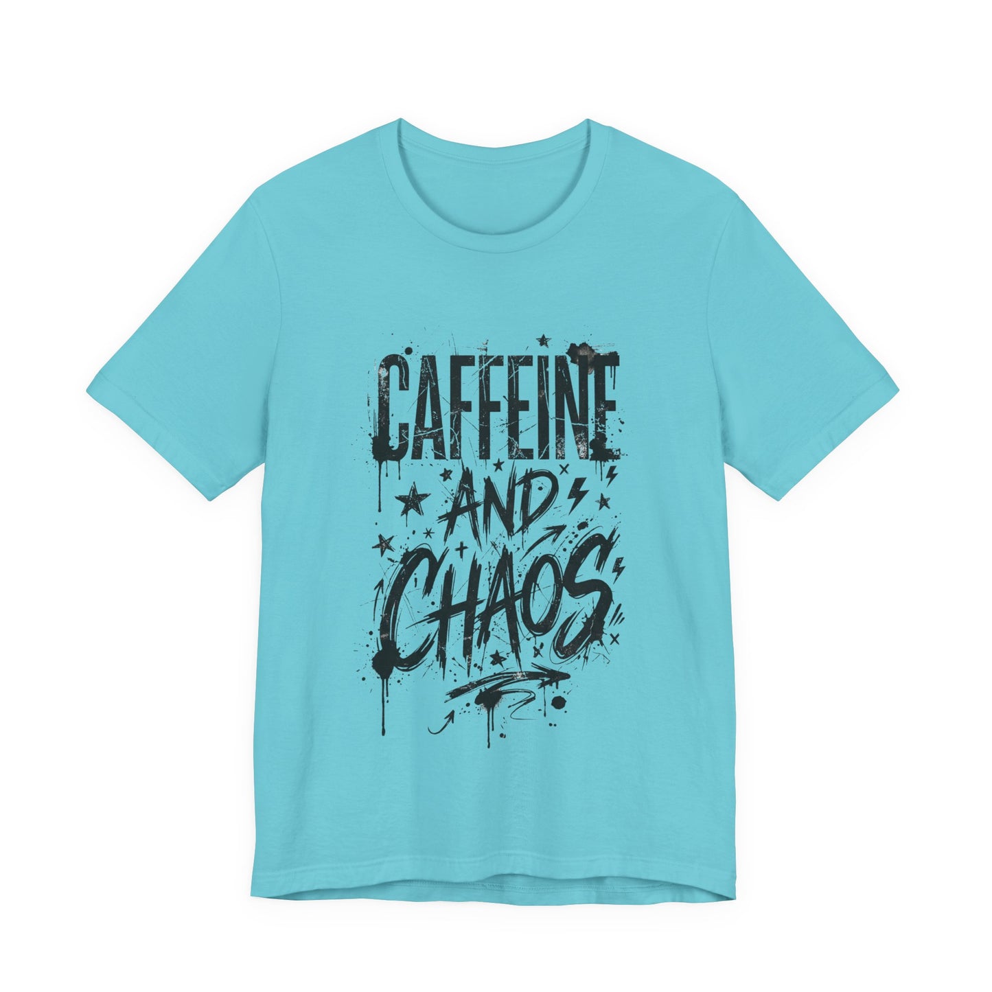 VOID - Caffeine and Chaos Version 2 T-Shirt — Funny Coffee Lover Graphic Tee