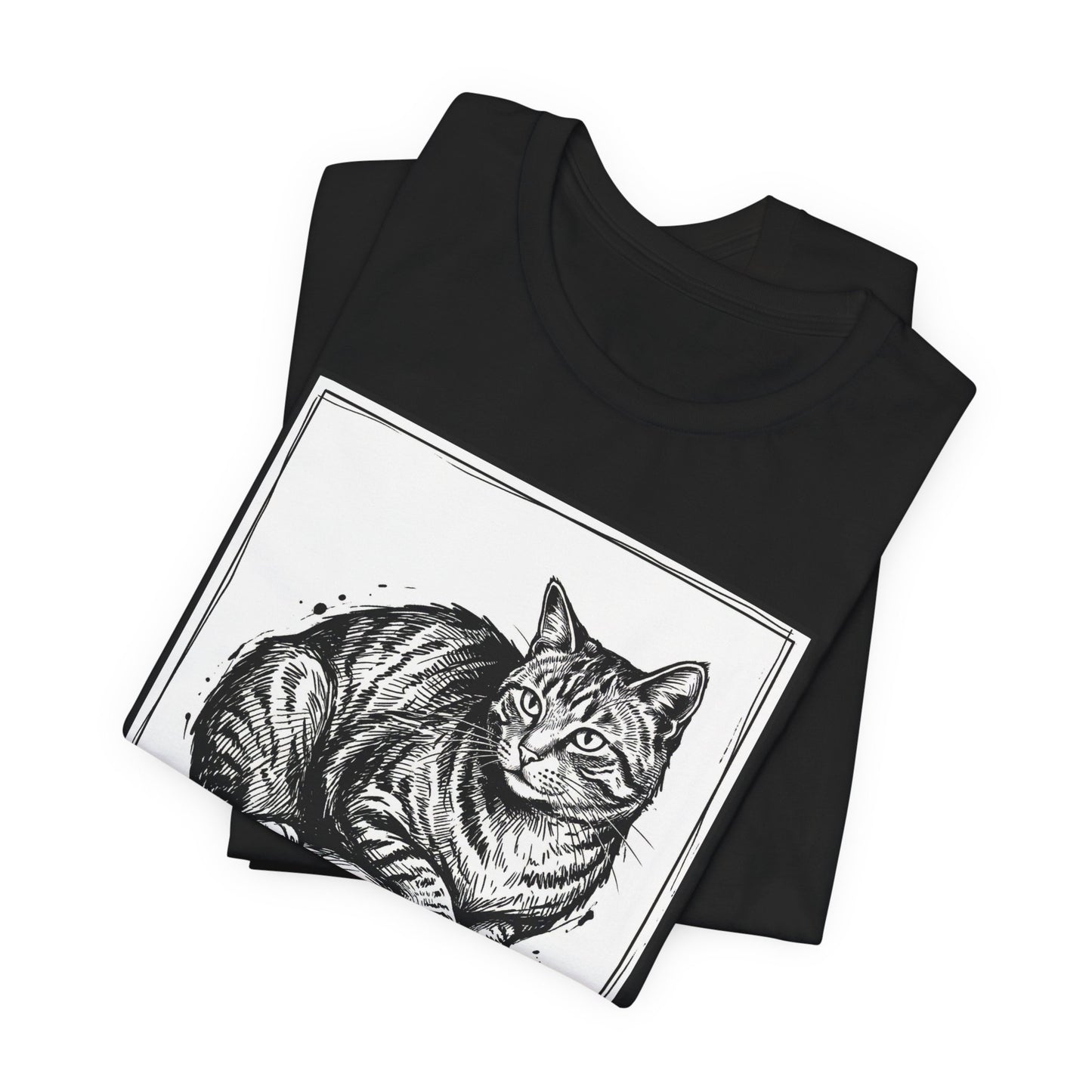 DarkArts Collection - Cat & Skull 2 T‑Shirt — Gothic Cat Skull Graphic Tee
