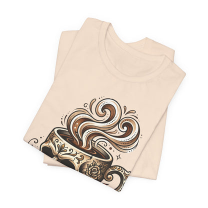 VOID - Skull Coffee Tee — "I Like My Nihilism With Sugar and Cream" Graphic T-Shirt