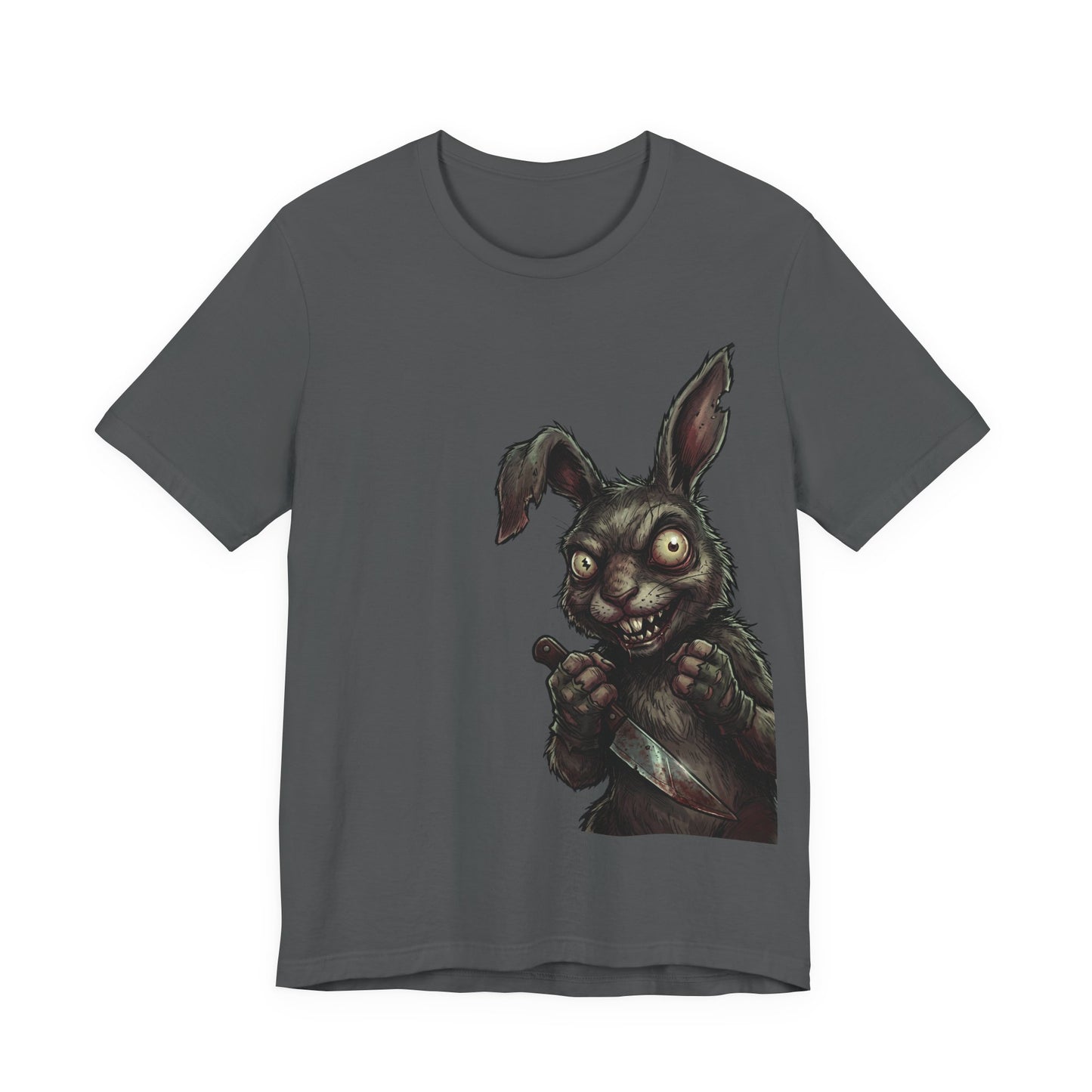 Creepy Killer Bunny T-Shirt — Horror Rabbit Graphic Tee