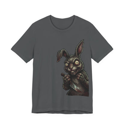 Creepy Killer Bunny T-Shirt — Horror Rabbit Graphic Tee