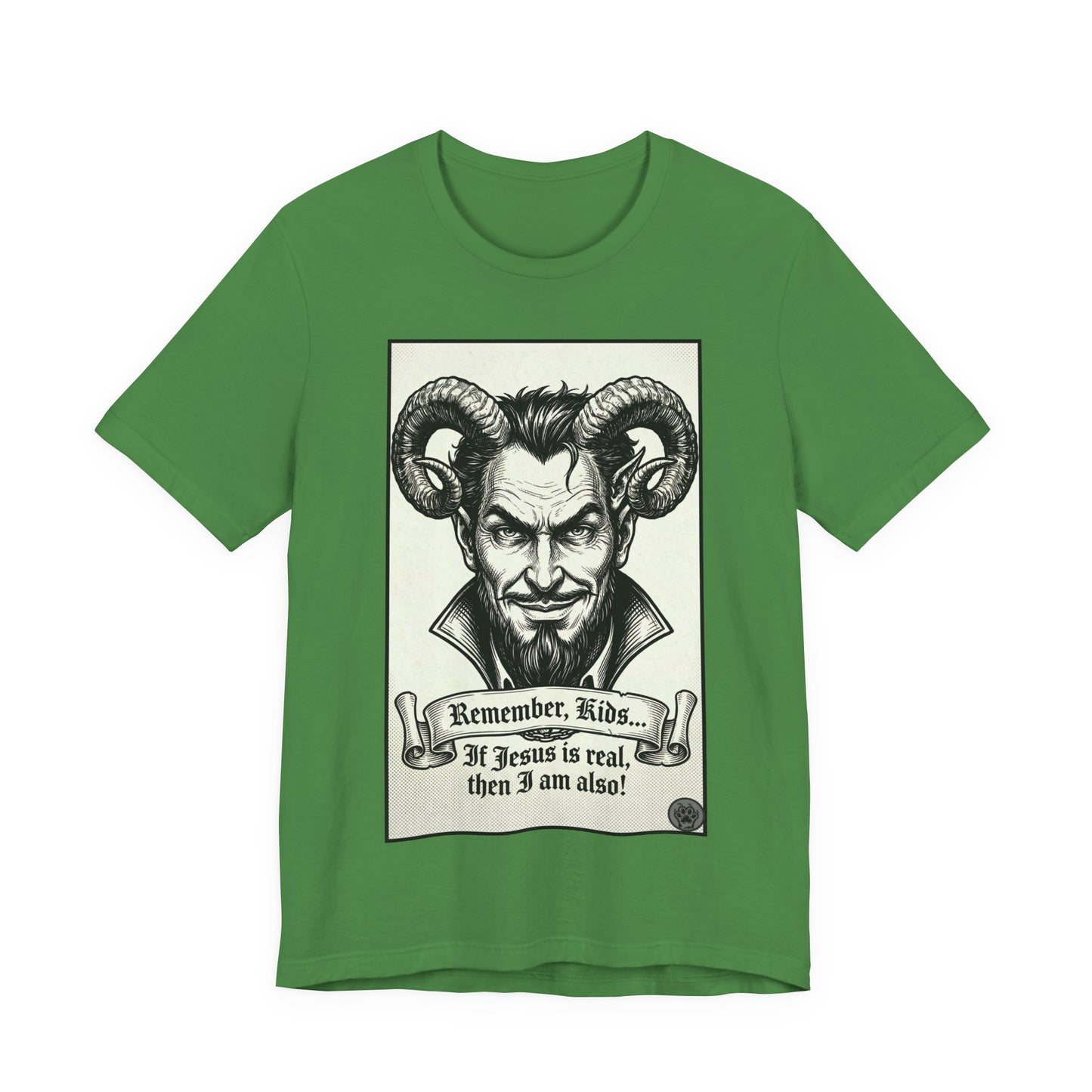 BLZB - Devil Illustration Tee – “Remember Kids... ” Graphic T‑Shirt