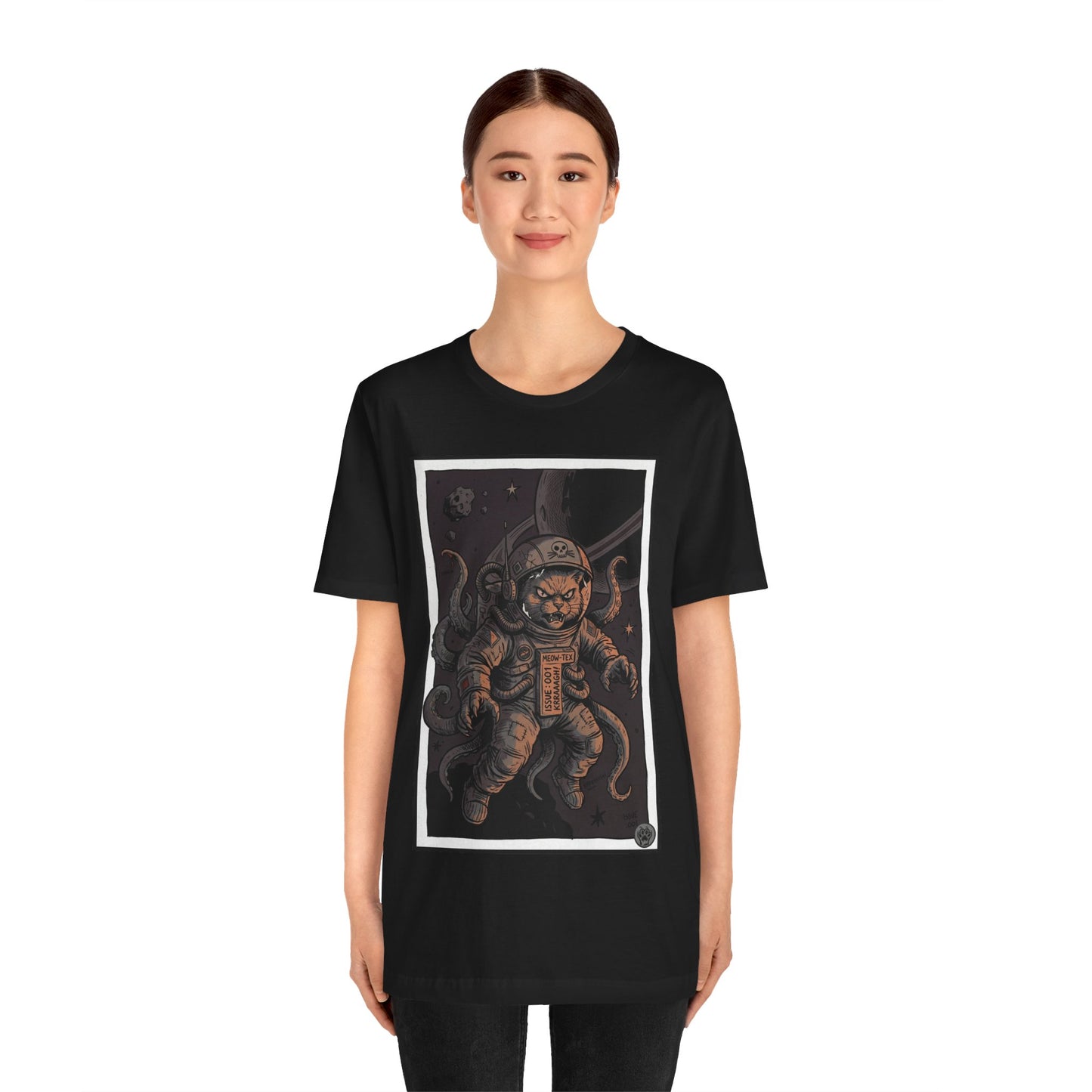 Alien Cat Astronaut Cat Tee — Space Cat Graphic T-Shirt