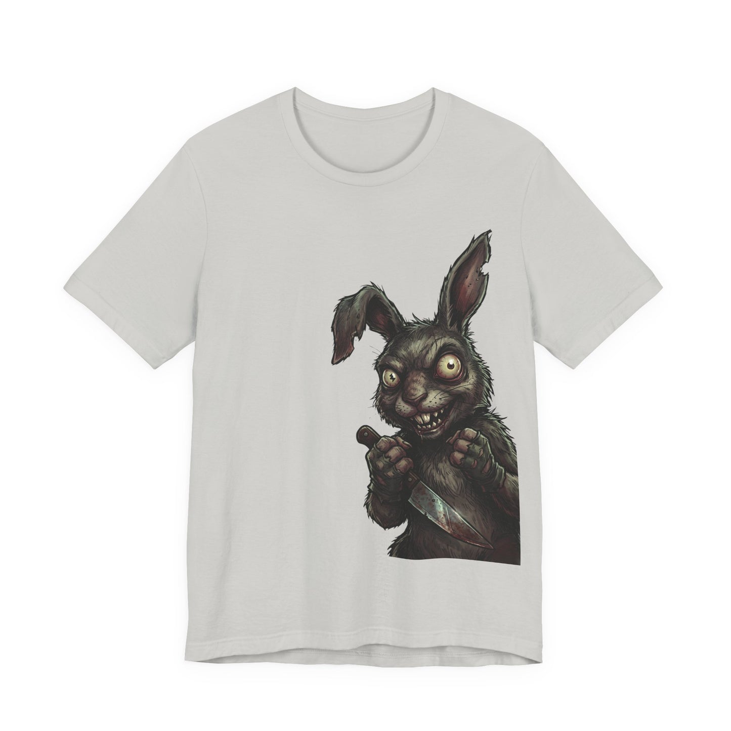 Creepy Killer Bunny T-Shirt — Horror Rabbit Graphic Tee