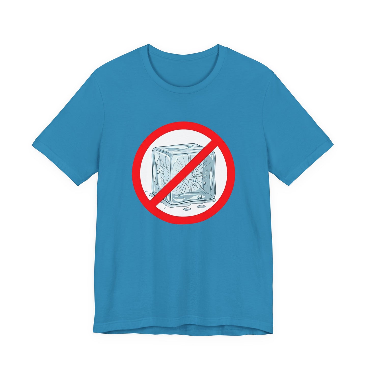 No Ice T-Shirt — Anti-Ice Symbol Tee