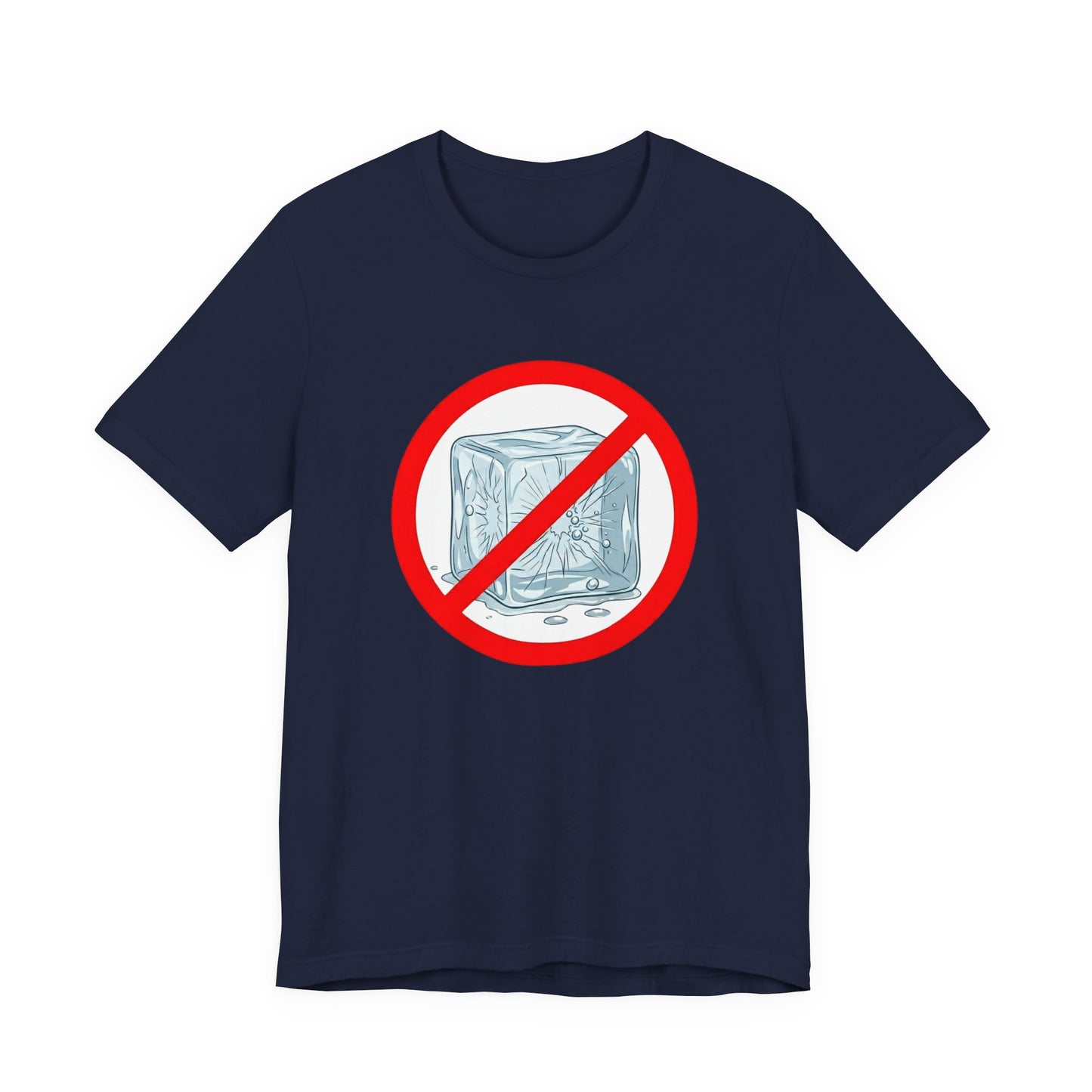 No Ice T-Shirt — Anti-Ice Symbol Tee