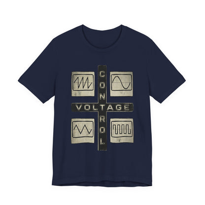 CV Control Voltage Modular Analog Synth Tee — Retro Oscilloscope T-Shirt