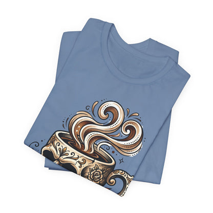 VOID - Skull Coffee Tee — "I Like My Nihilism With Sugar and Cream" Graphic T-Shirt