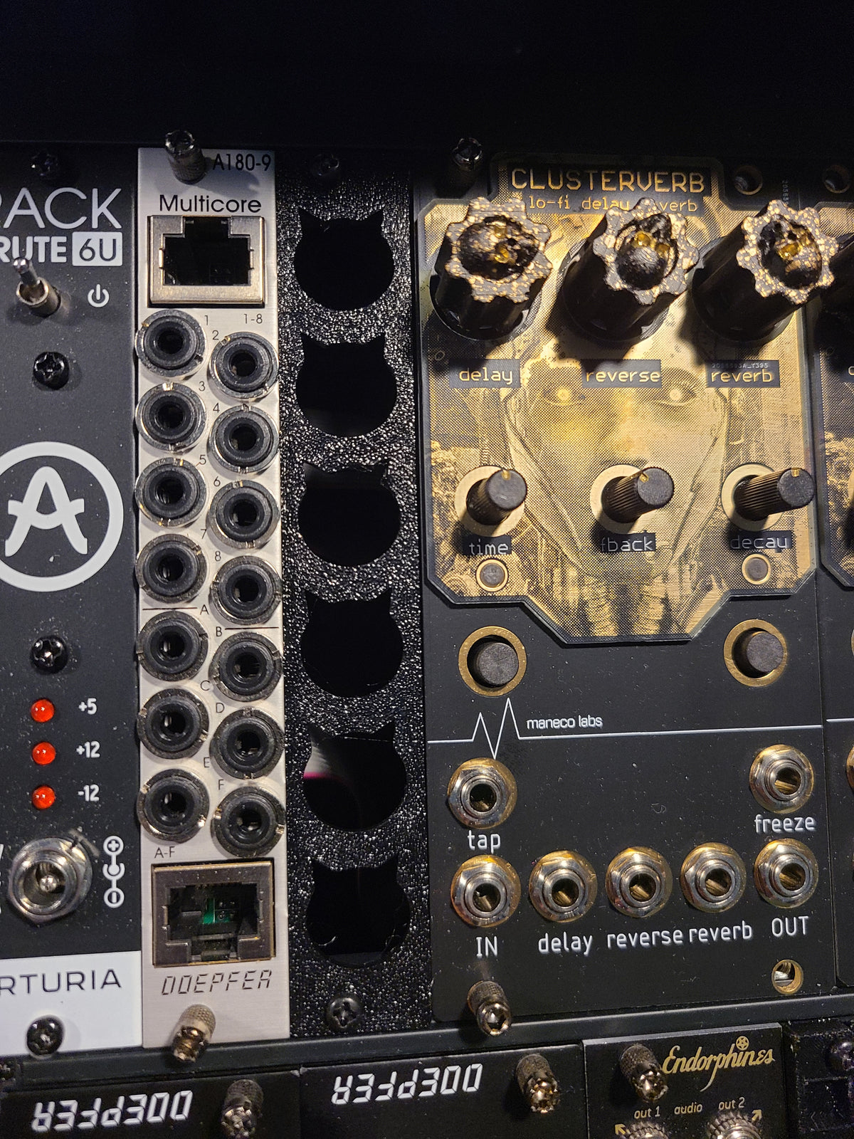 MHM - 4HP Blanks w/ Cutouts - Eurorack 3U Compatible
