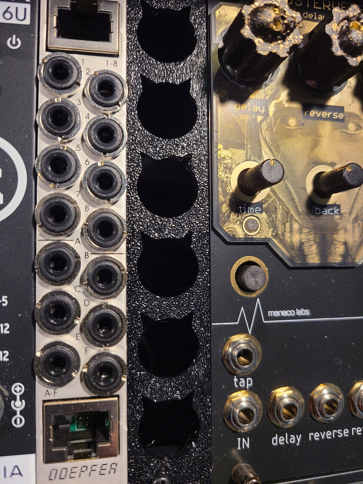 MHM - 4HP Blanks w/ Cutouts - Eurorack 3U Compatible