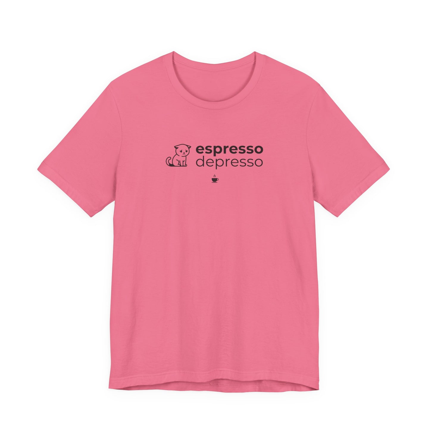 VOID - Espresso Depresso Tee - Funny Coffee Cat T-Shirt
