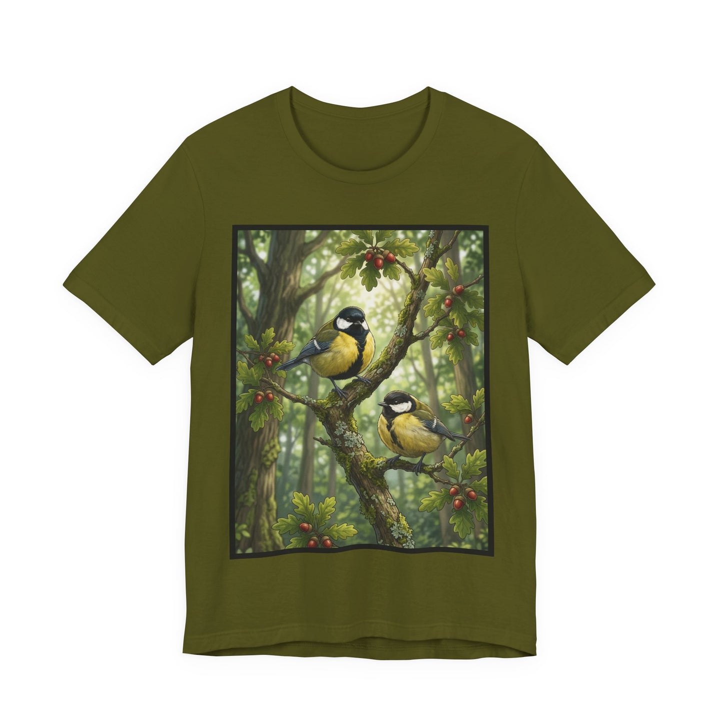Great Big Tits! - Birder Wordplay Humor -  Birds Forest Tee — Nature Birdwatching T‑Shirt