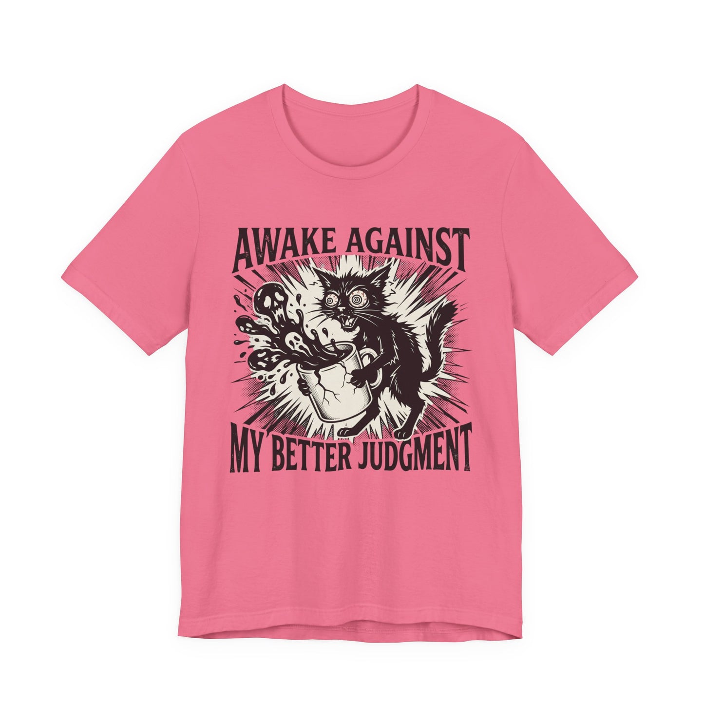 VOID - 'Awake Against My Better Judgment' Coffee Cat Graphic Tee