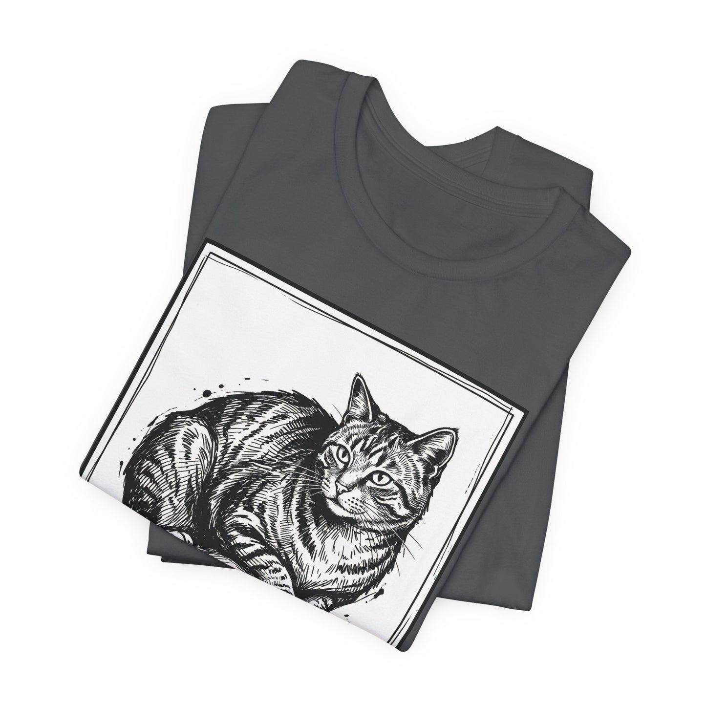 DarkArts Collection - Cat & Skull 2 T‑Shirt — Gothic Cat Skull Graphic Tee