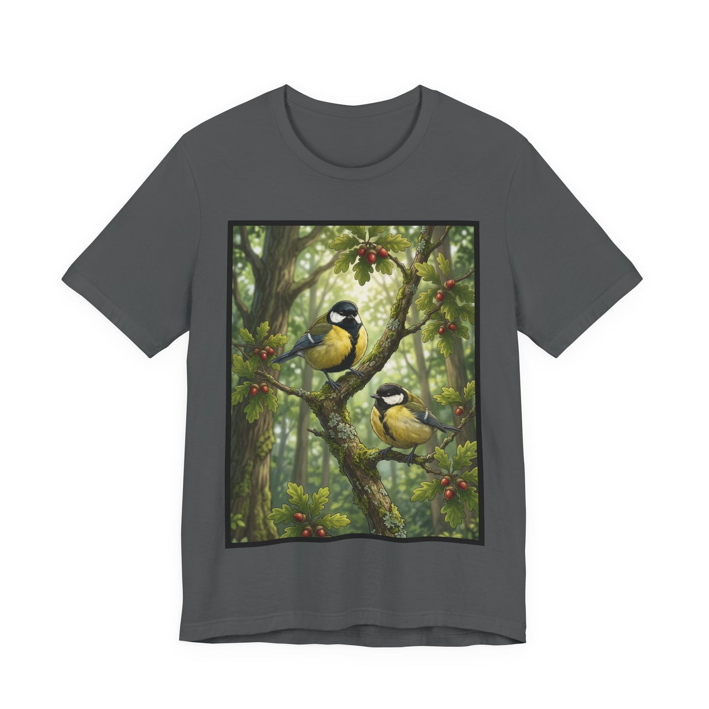 Great Big Tits! - Birder Wordplay Humor -  Birds Forest Tee — Nature Birdwatching T‑Shirt
