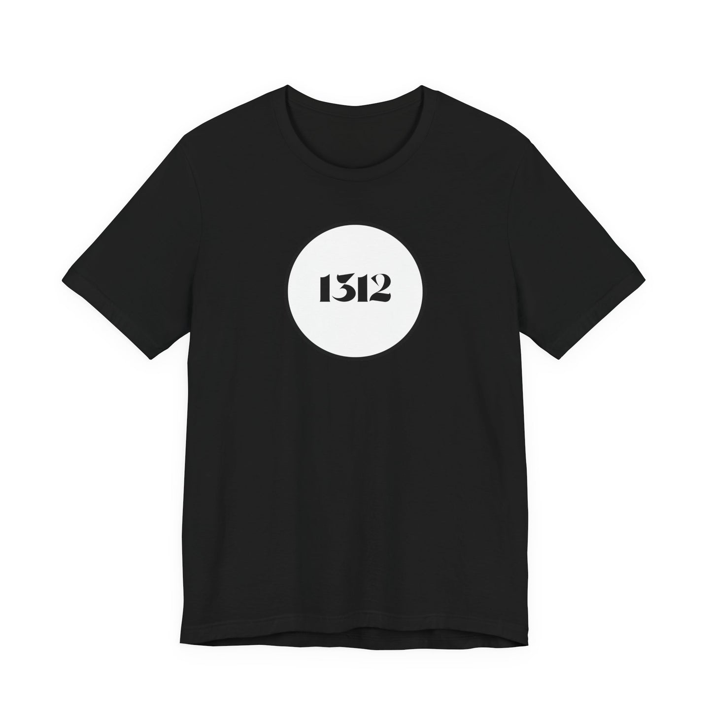1312 - Circle Logo Tee — Minimalist Streetwear T-Shirt
