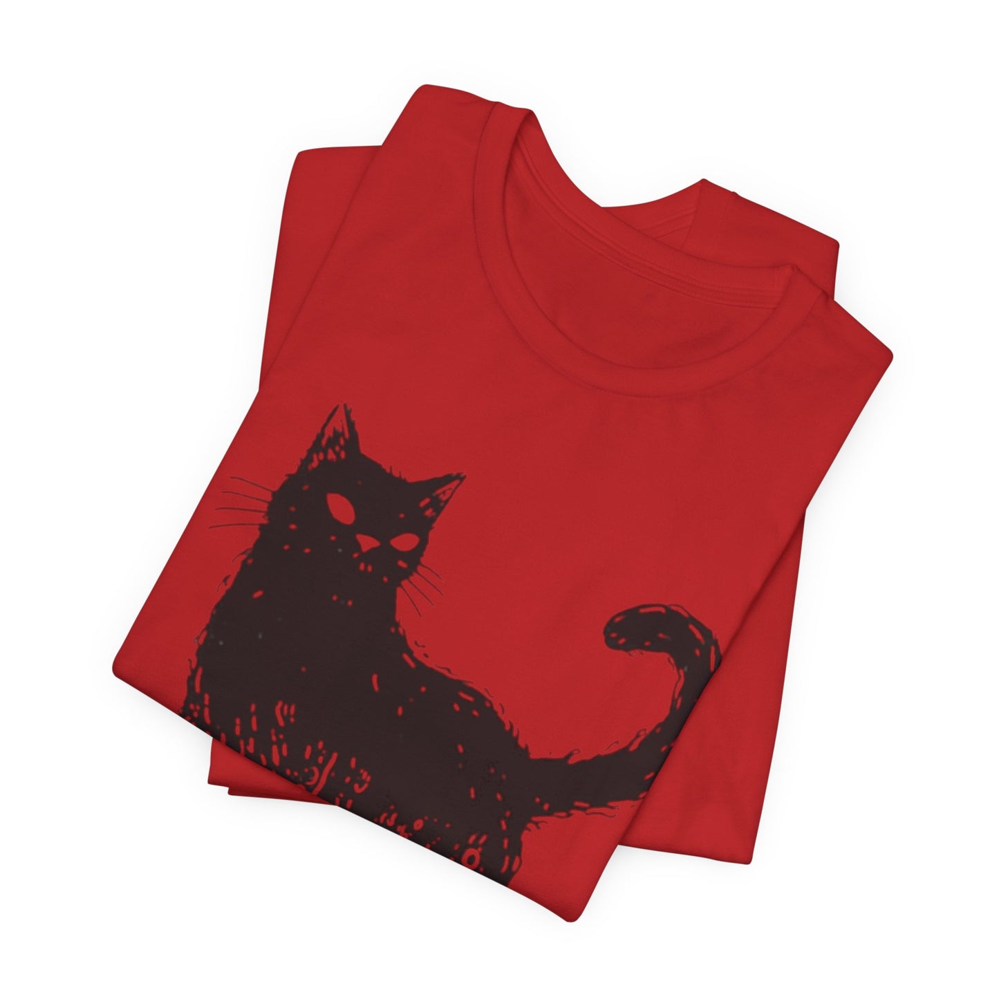 OctoCat Original T‑Shirt — Black Ink Mythical Cat with Octopus Tentacles Graphic Tee