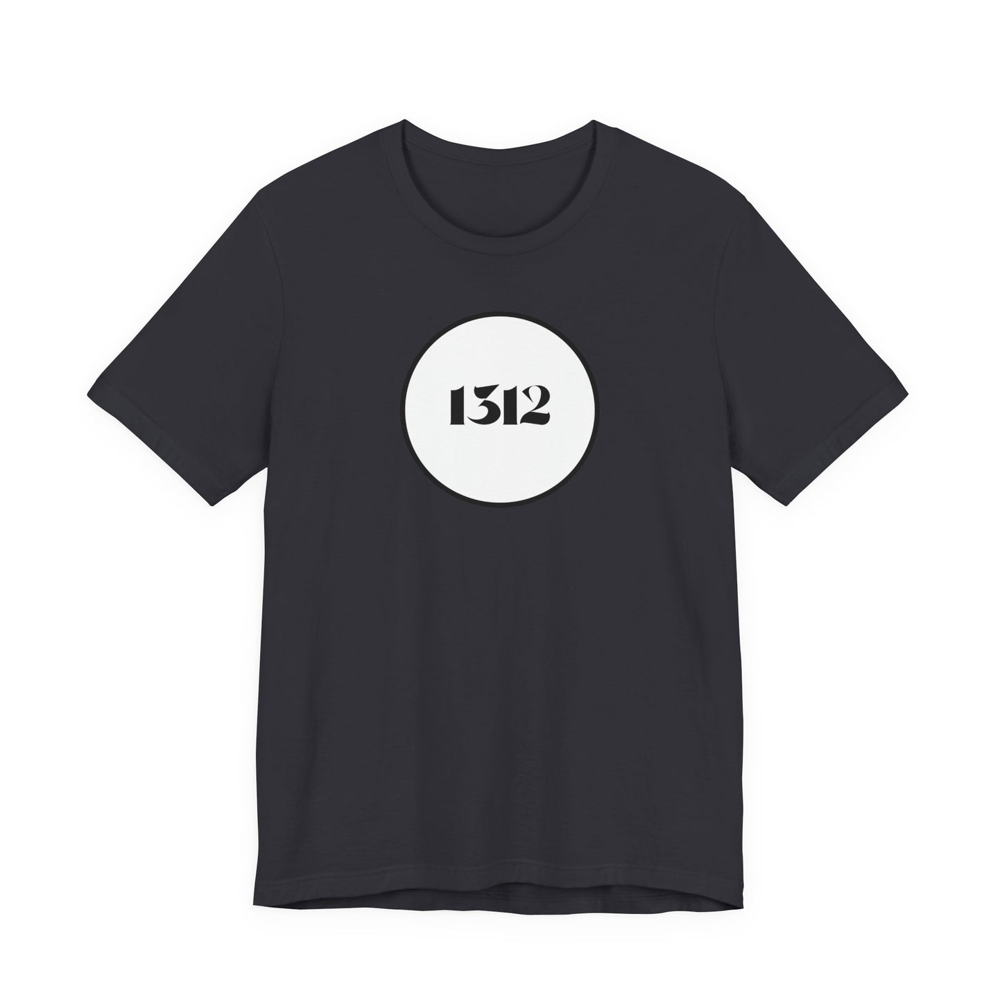1312 - Circle Logo Tee — Minimalist Streetwear T-Shirt