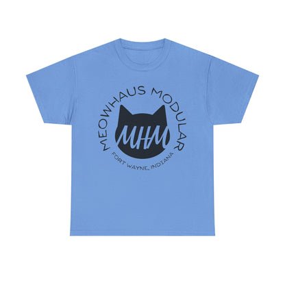 Meowhaus Modular Tee — 'MHM' Cat Logo Fort Wayne, Indiana
