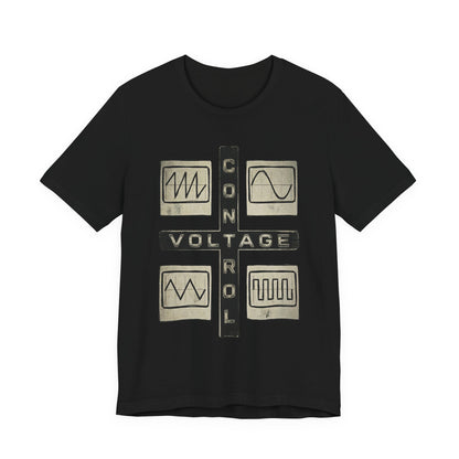 CV Control Voltage Modular Analog Synth Tee — Retro Oscilloscope T-Shirt