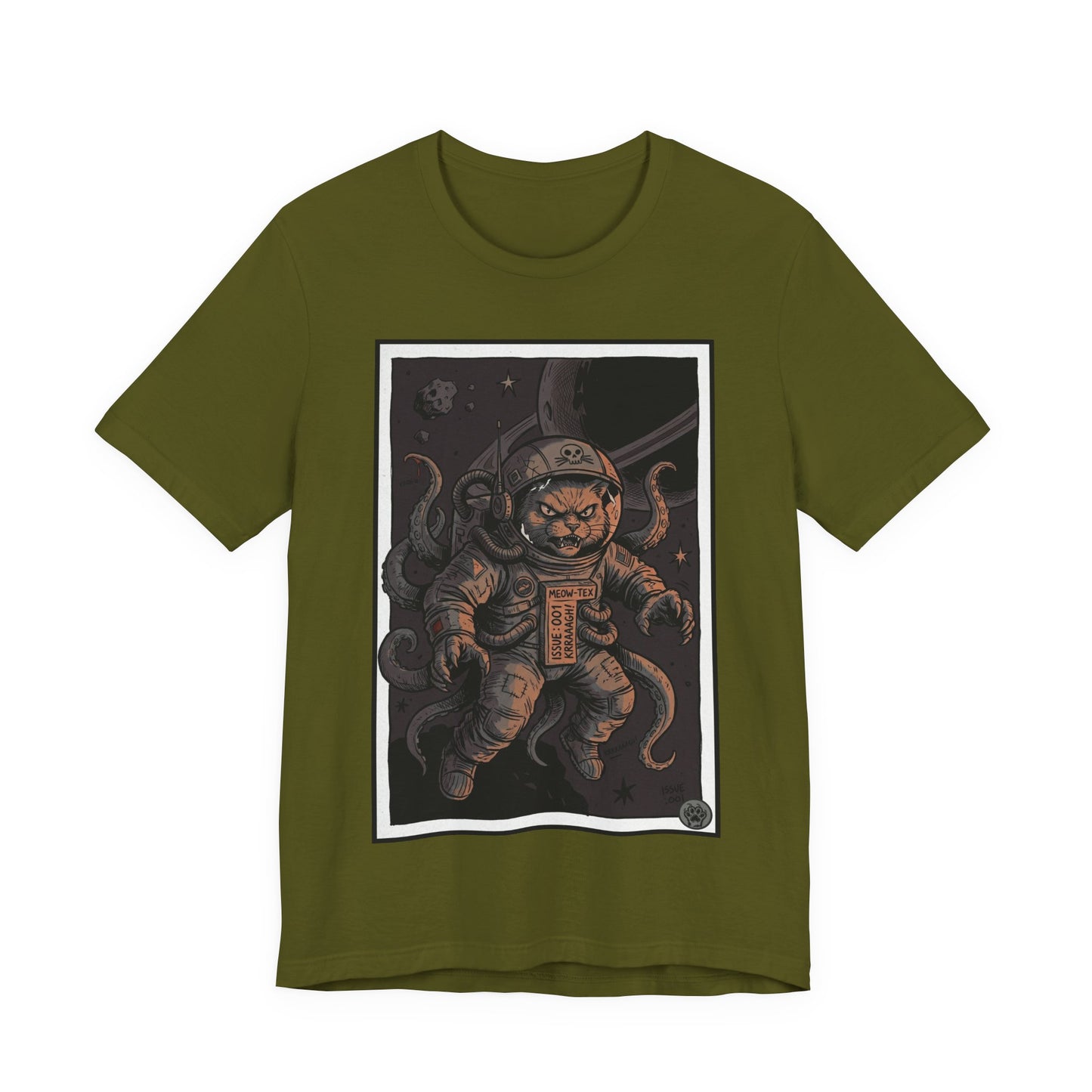 Alien Cat Astronaut Cat Tee — Space Cat Graphic T-Shirt