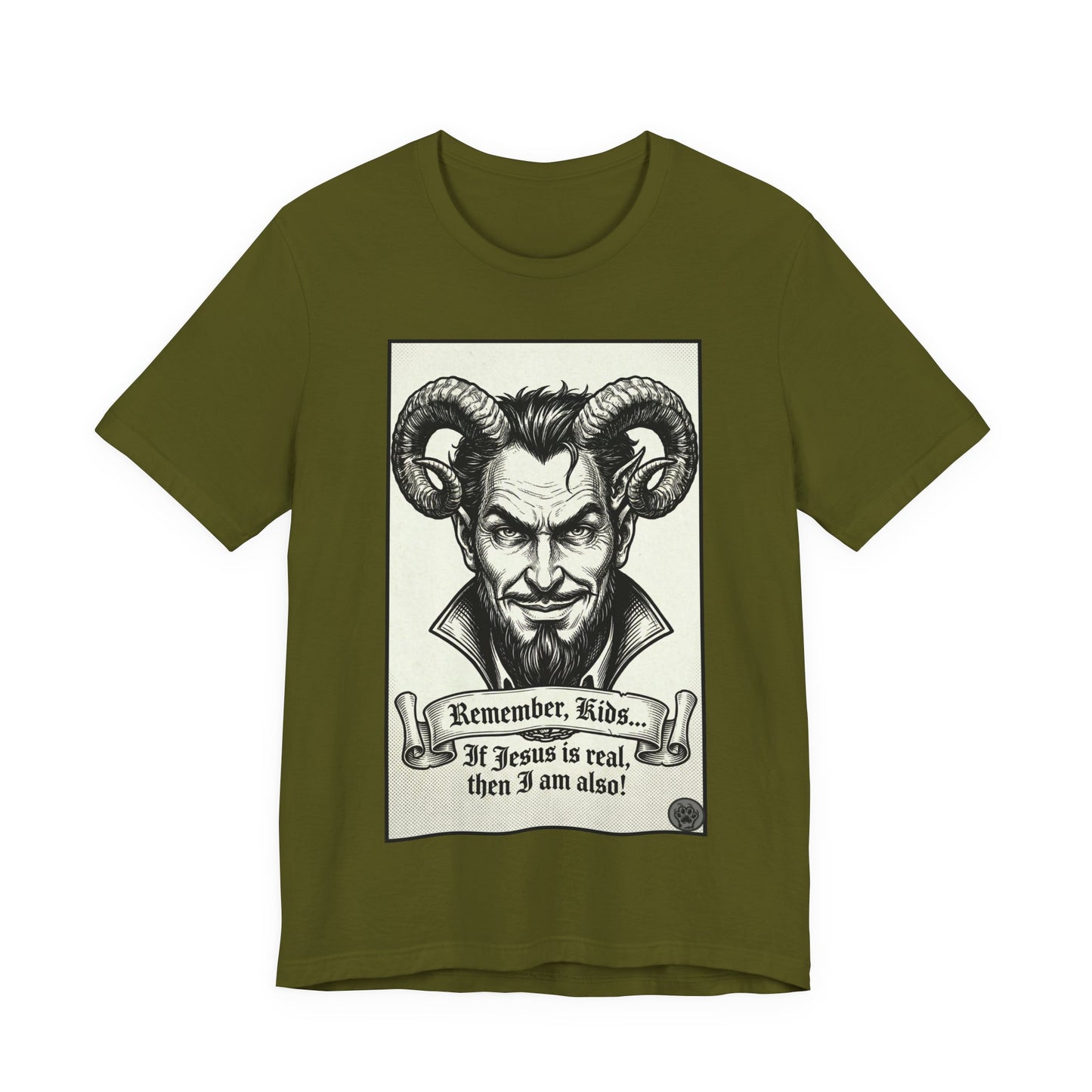 BLZB - Devil Illustration Tee – “Remember Kids... ” Graphic T‑Shirt
