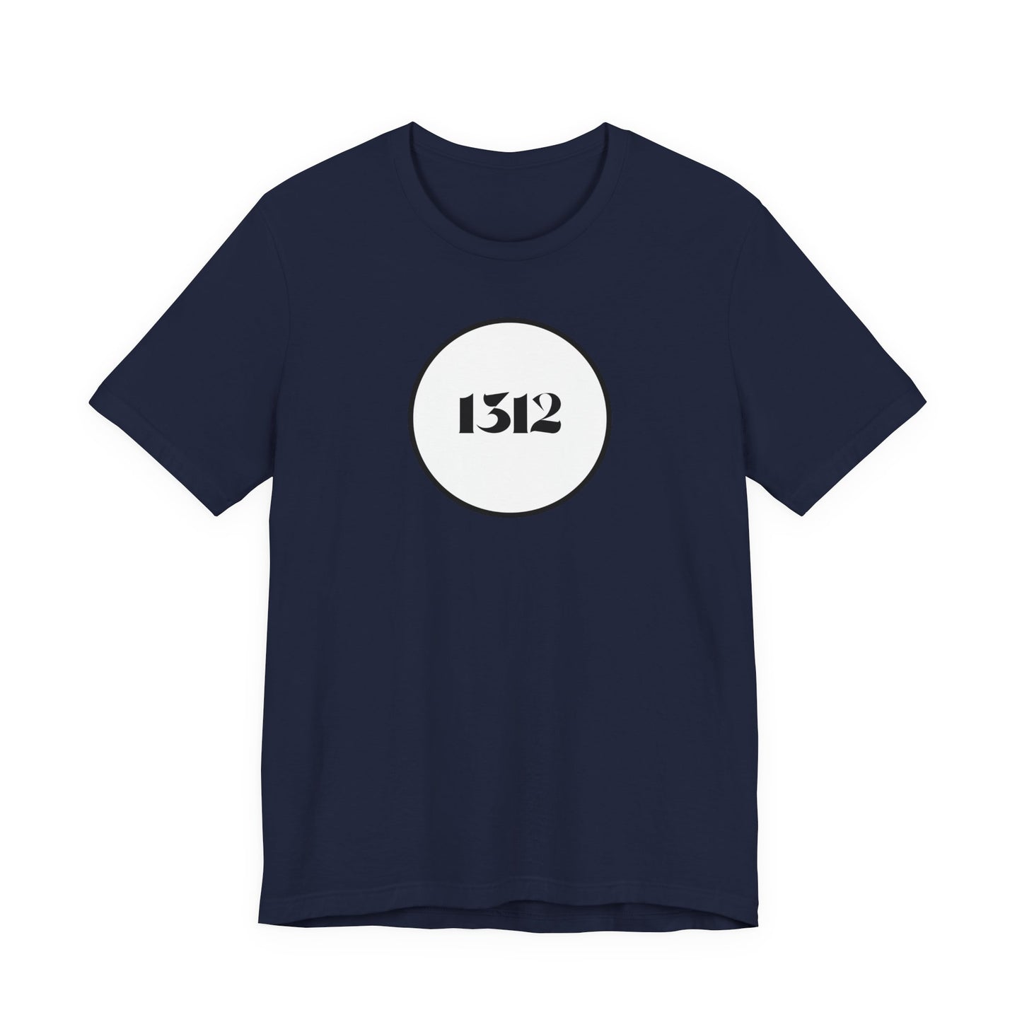 1312 - Circle Logo Tee — Minimalist Streetwear T-Shirt