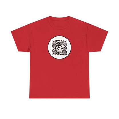 PBFMF Book QR Code Graphic Tee — Scanable Tech Shirt