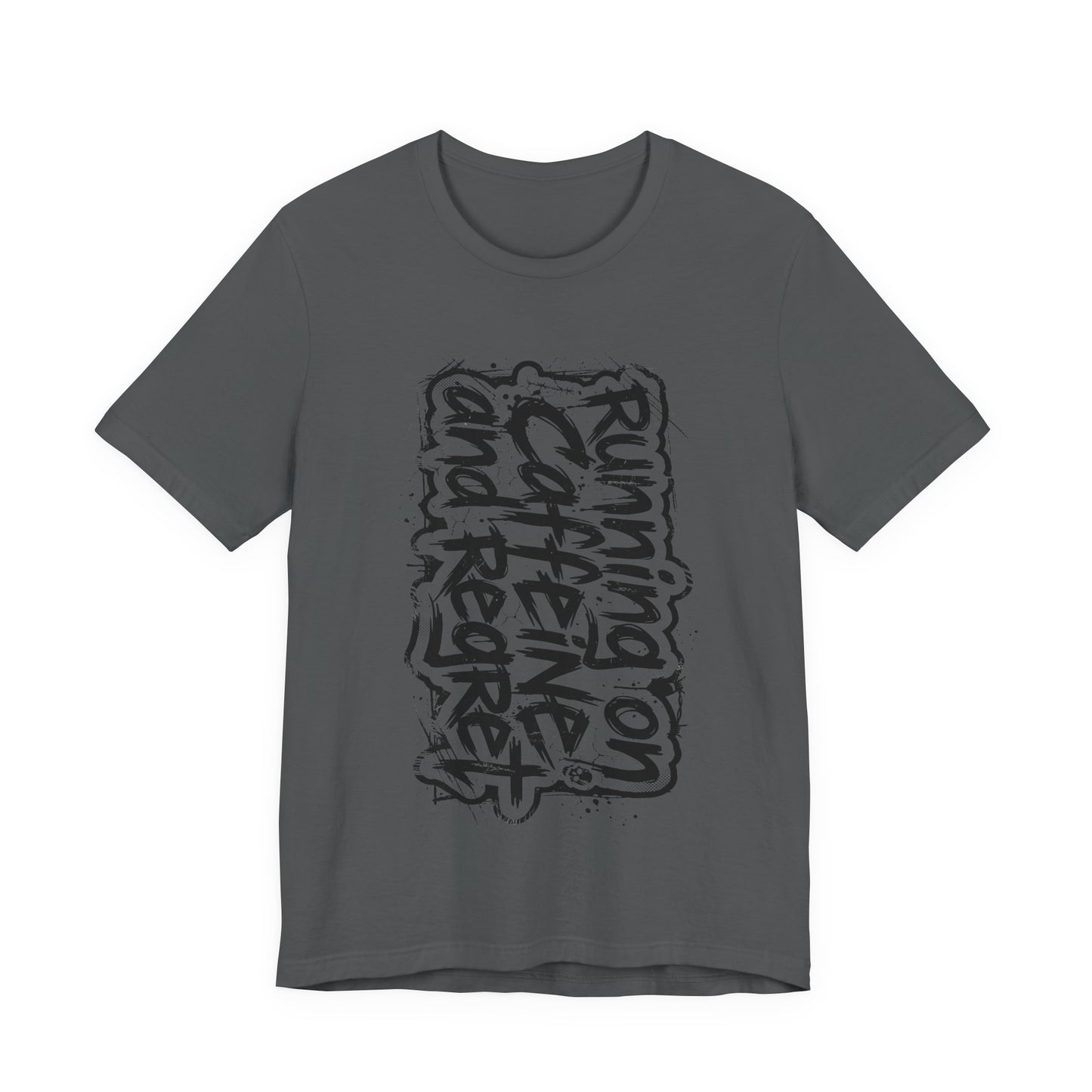 VOID - "Running on Caffeine and Regret" Coffee Lover Shirt
