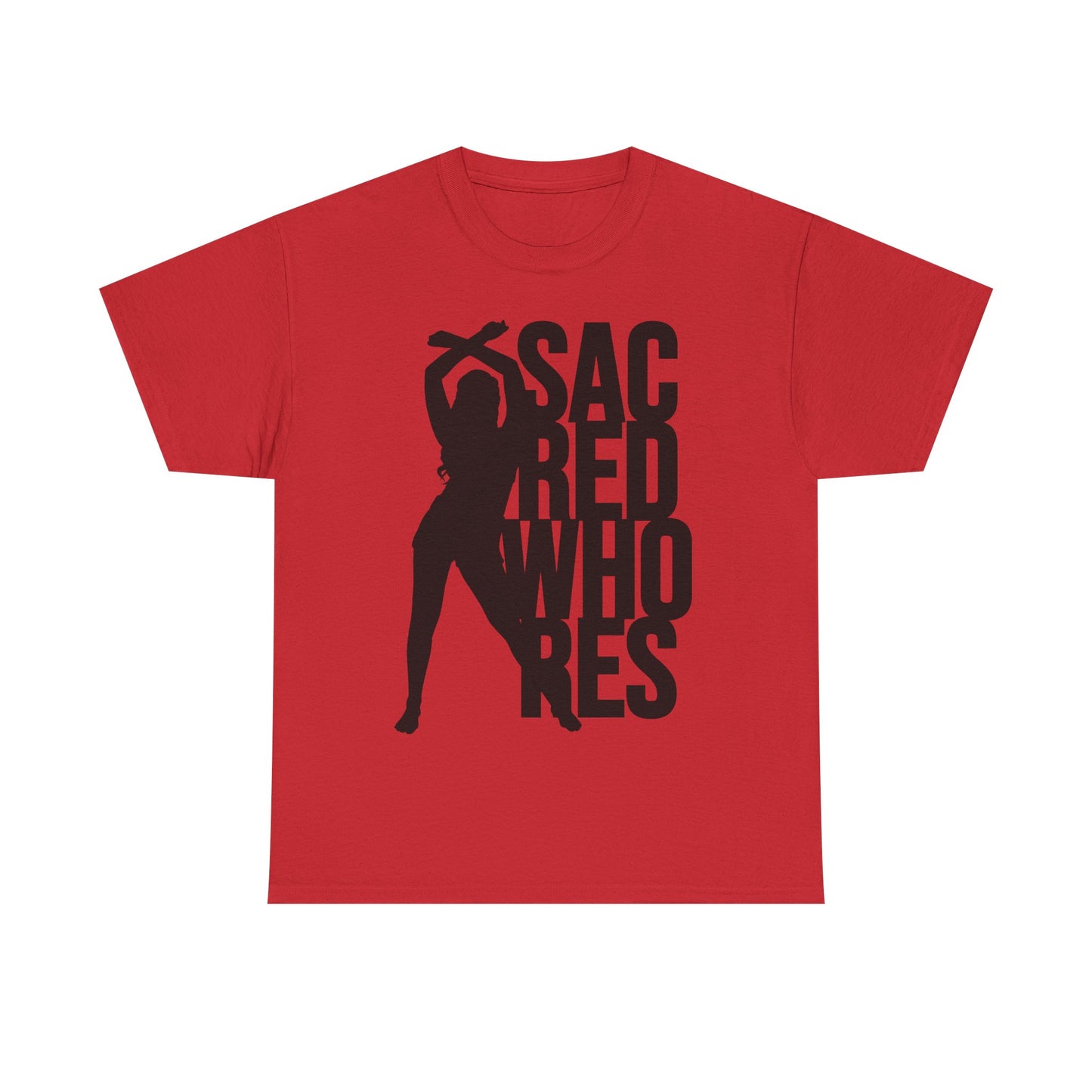 Sacred Whores Graphic Tee — Bold Silhouette Statement Shirt