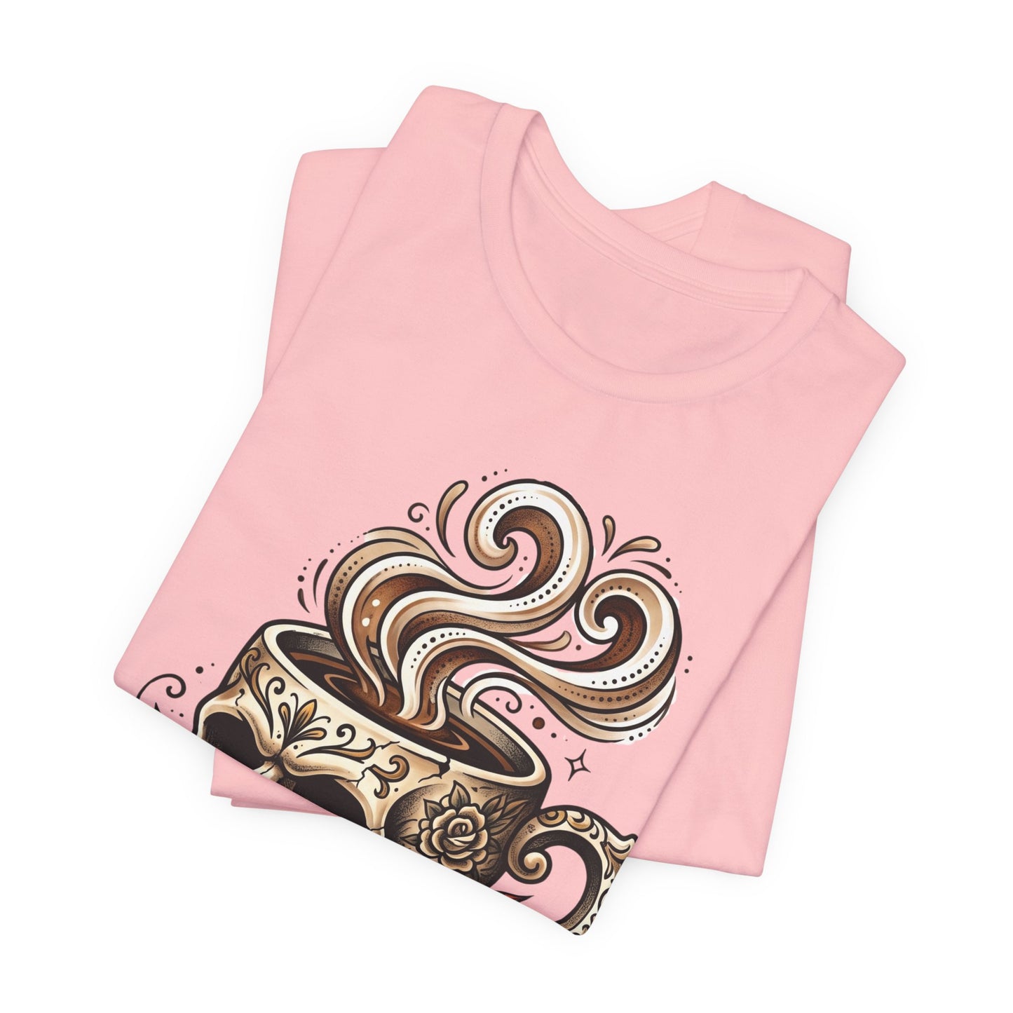 VOID - Skull Coffee Tee — "I Like My Nihilism With Sugar and Cream" Graphic T-Shirt