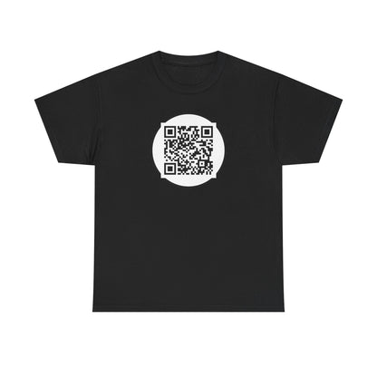 PBFMF Book QR Code Graphic Tee — Scanable Tech Shirt