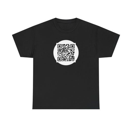 PBFMF Book QR Code Graphic Tee — Scanable Tech Shirt