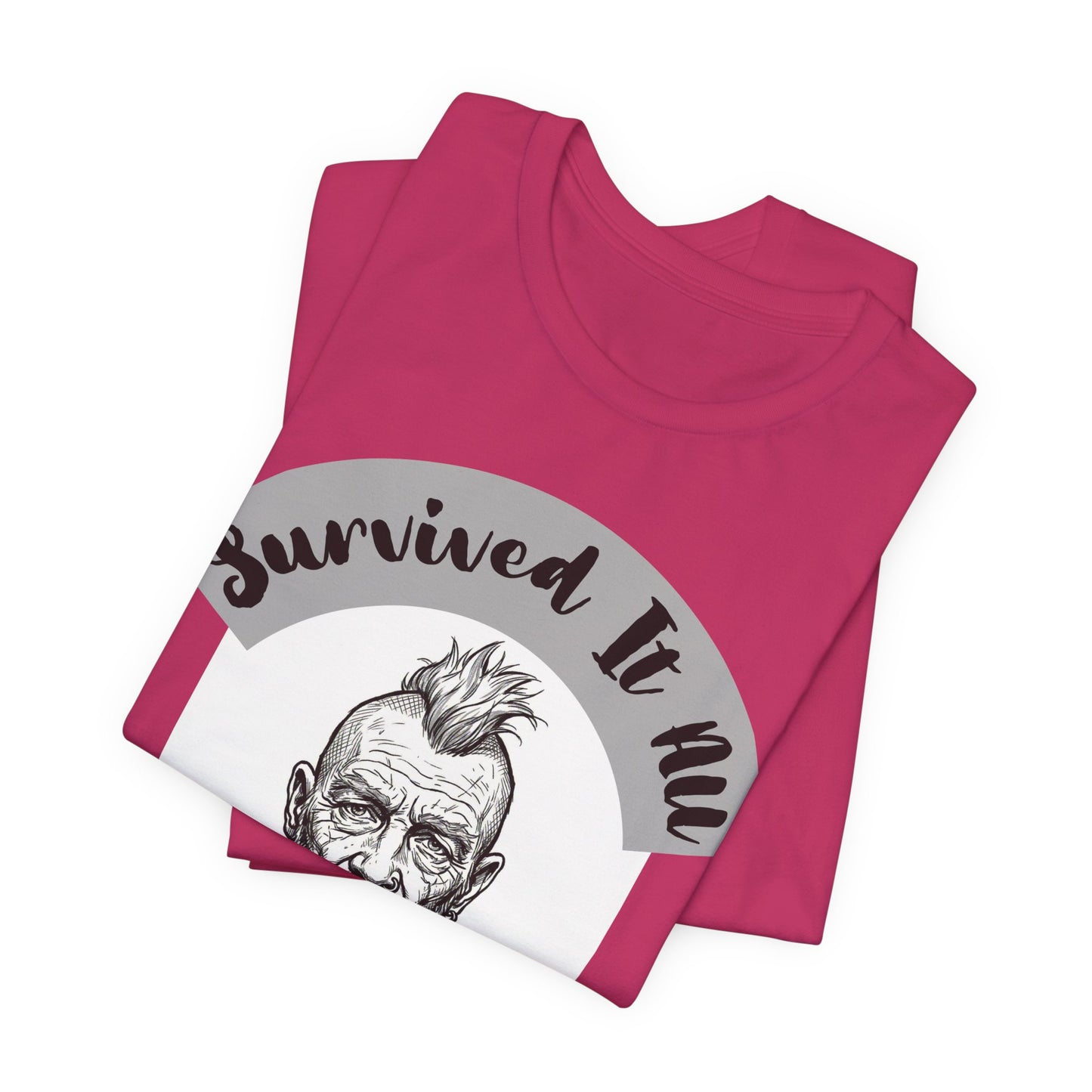 PunkDad - Survived It All Punk Dad T‑Shirt — “Punk Dad, Still Punk As F***” Graphic Tee
