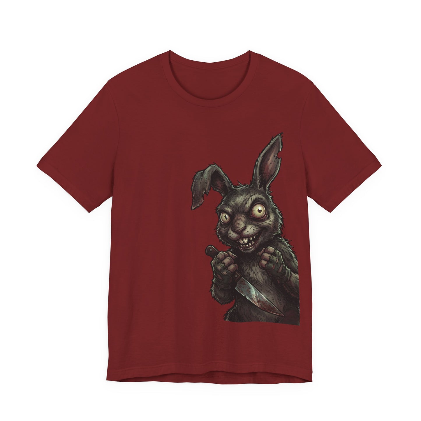 Creepy Killer Bunny T-Shirt — Horror Rabbit Graphic Tee