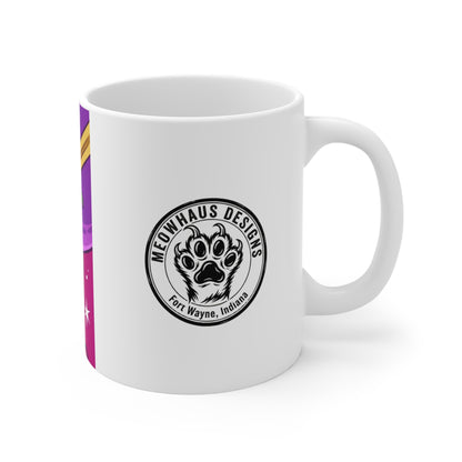 AlienCat Astronaut - Full Color - 11oz Mug Left Handle – Space Adventure 11oz