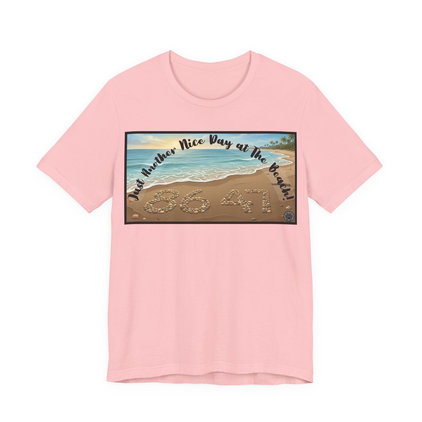Beach Tee - Horizontal V1 – "Another Nice Day at the Beach" Sand Design