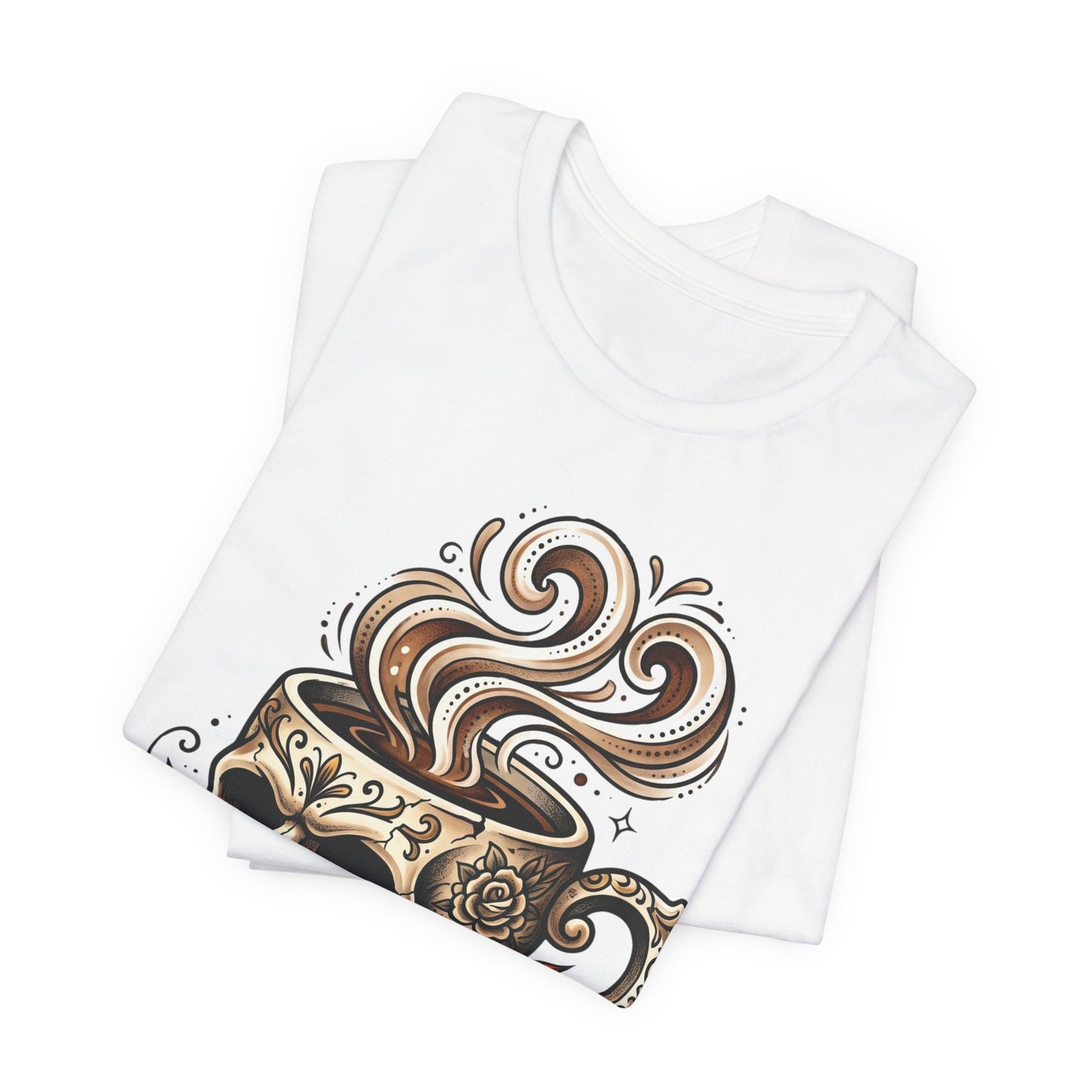 VOID - Skull Coffee Tee — "I Like My Nihilism With Sugar and Cream" Graphic T-Shirt