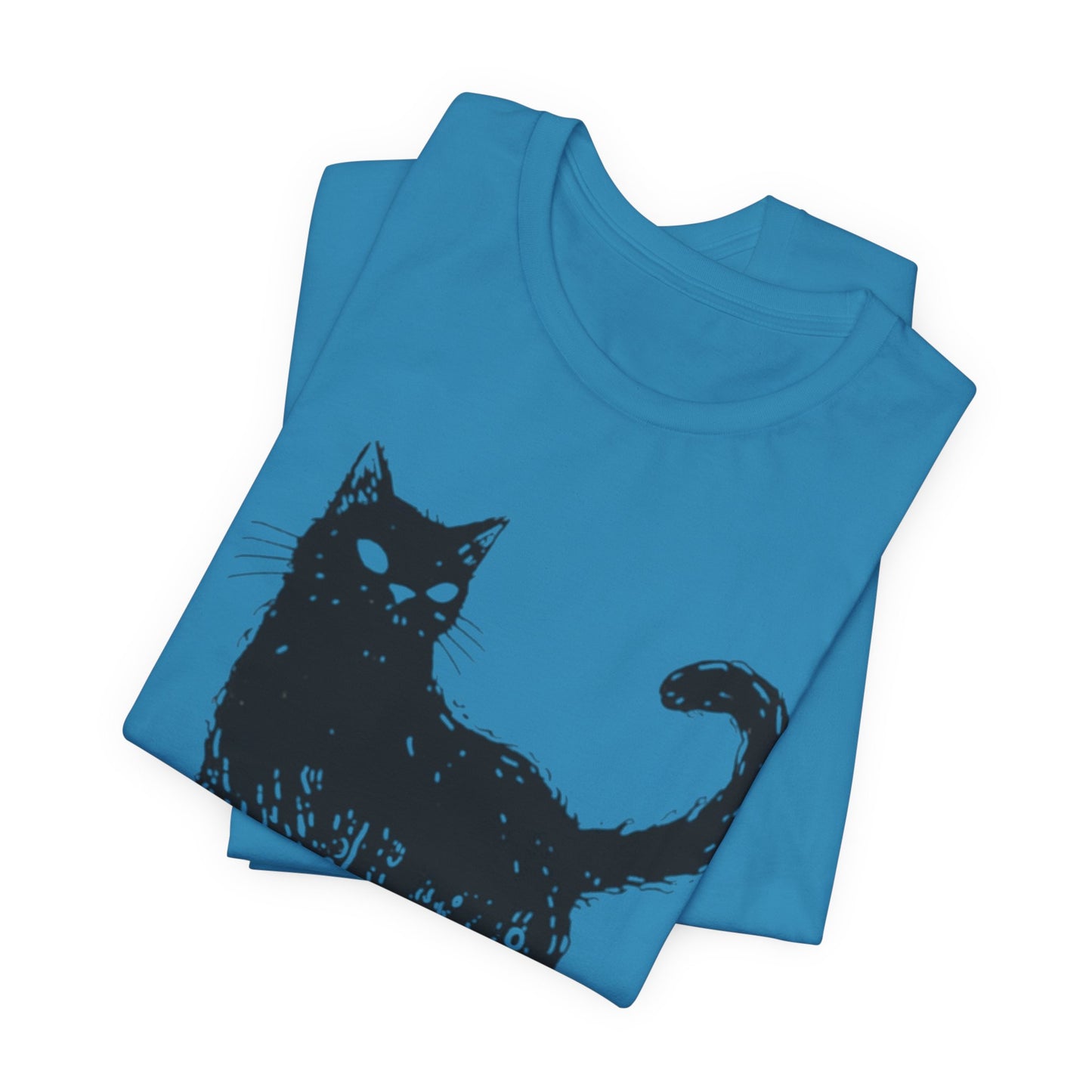 OctoCat Original T‑Shirt — Black Ink Mythical Cat with Octopus Tentacles Graphic Tee