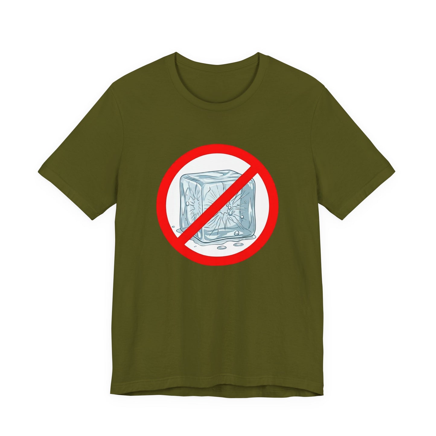 No Ice T-Shirt — Anti-Ice Symbol Tee