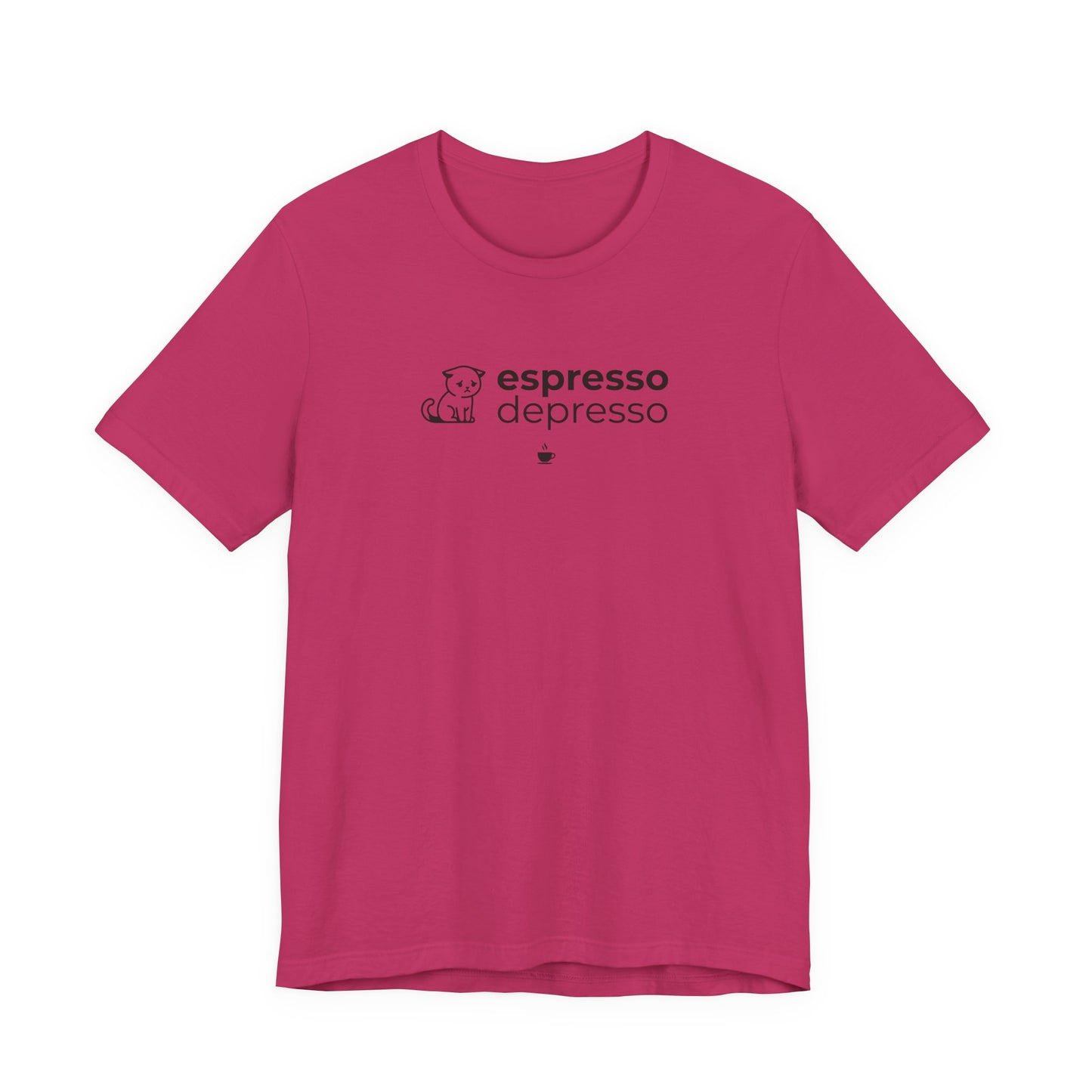 VOID - Espresso Depresso Tee - Funny Coffee Cat T-Shirt