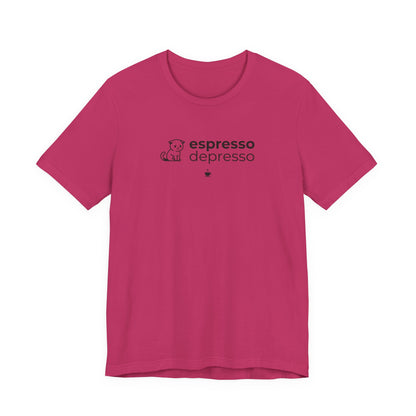 VOID - Espresso Depresso Tee - Funny Coffee Cat T-Shirt