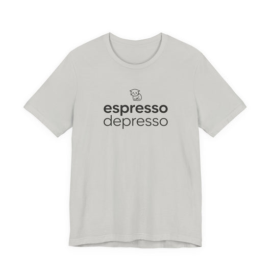 VOID - Espresso Depresso Tee - Cute Cat Funny Coffee Lover T-Shirt