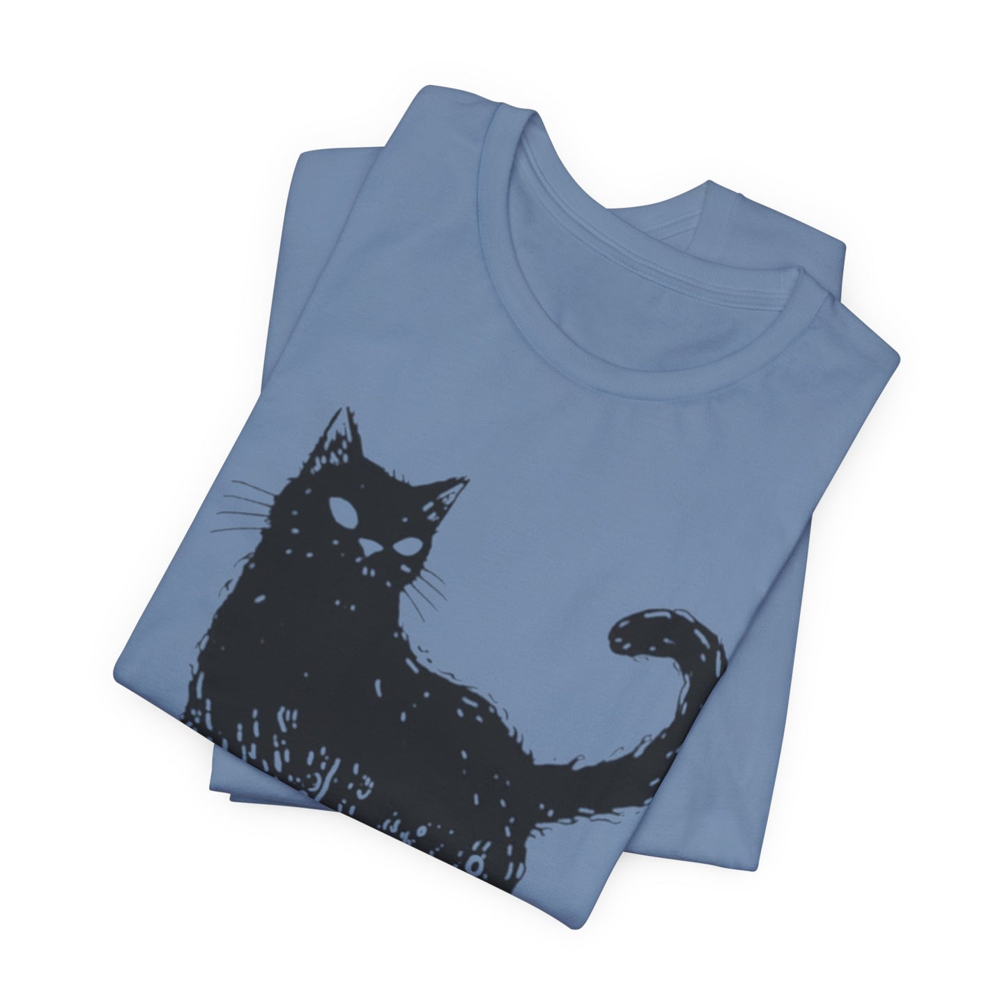 OctoCat Original T‑Shirt — Black Ink Mythical Cat with Octopus Tentacles Graphic Tee