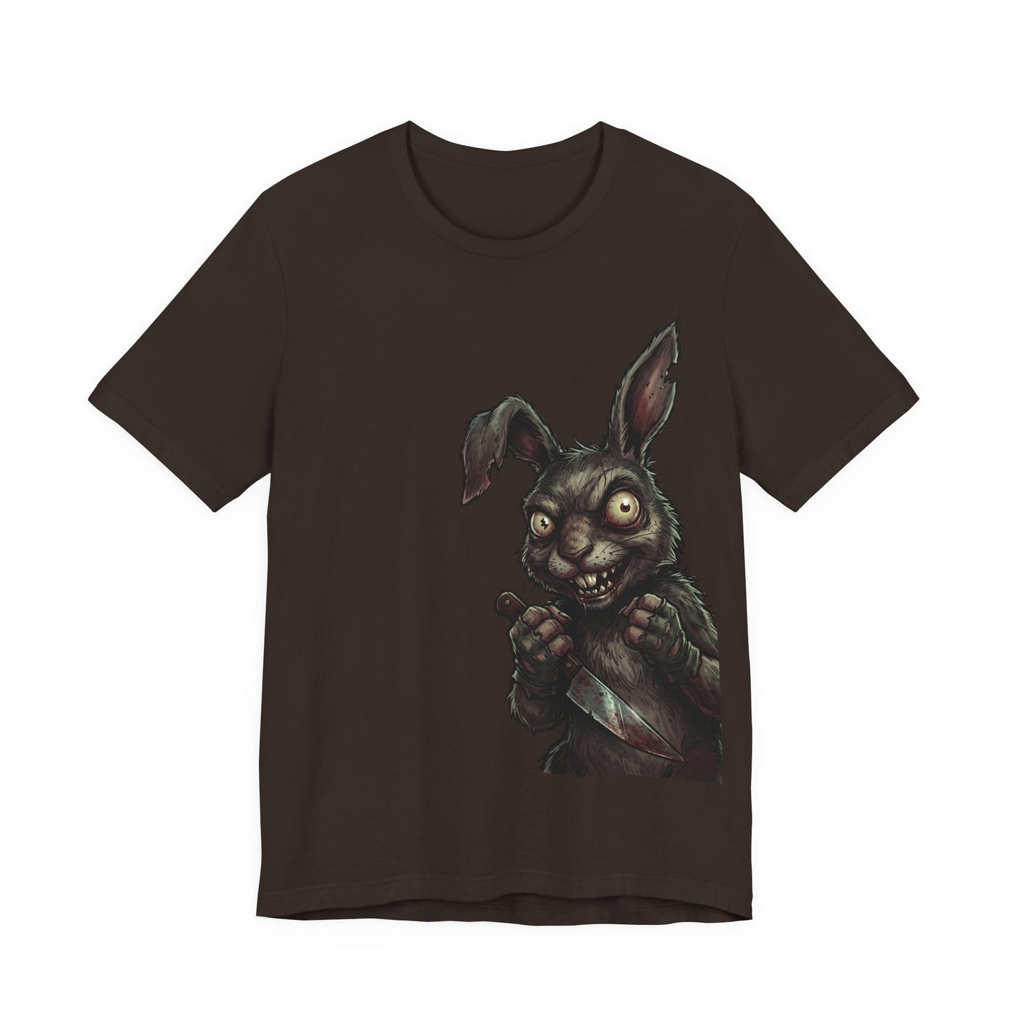 Creepy Killer Bunny T-Shirt — Horror Rabbit Graphic Tee